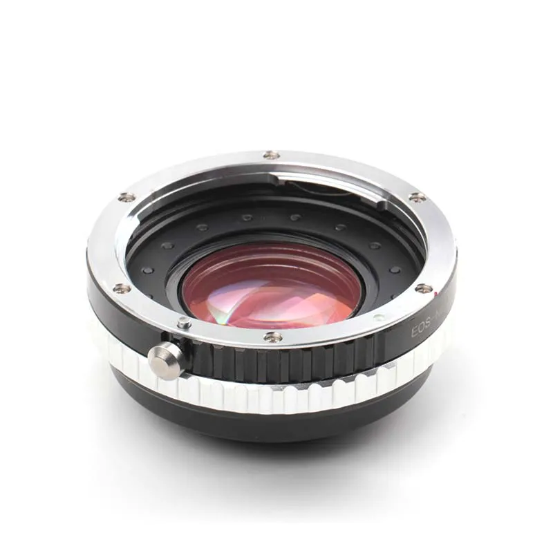 Pixco Aperture Control Speed Booster Focal Reducer Lens Mount Adapter Ring for Canon EOS EF to Sony E NEX Camera ZV-E10 A1 A7 A9