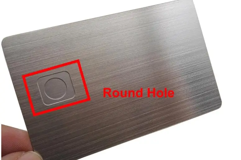 Stainless Steel Metal Chip Card