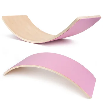 High quality children wooden balance board body wobble balance exercise twist training equipment kids balance seesaw toys