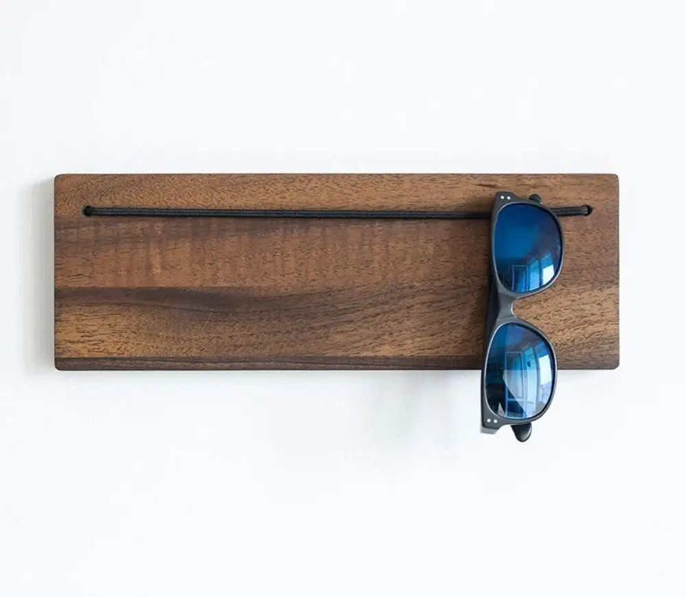 

Sunglass Holder, Rustic Wooden Eyeglass Display Entryway Organizer Eyeglass Holder Sunglass Organizer