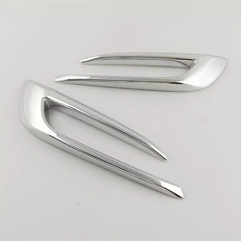 For Buick Encore 2016 17 2018 2019 ABS Chrome Accessories Car Front and Rear Fog Lamp Light Frame Trim Sticker Decoration Cover