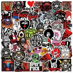 10/30/50/104pcs Rock Band Graffiti Stickers for Laptop Guitar Motorcycle Scrapbooking Phone Waterproof Cool Sticker for Kid Toy