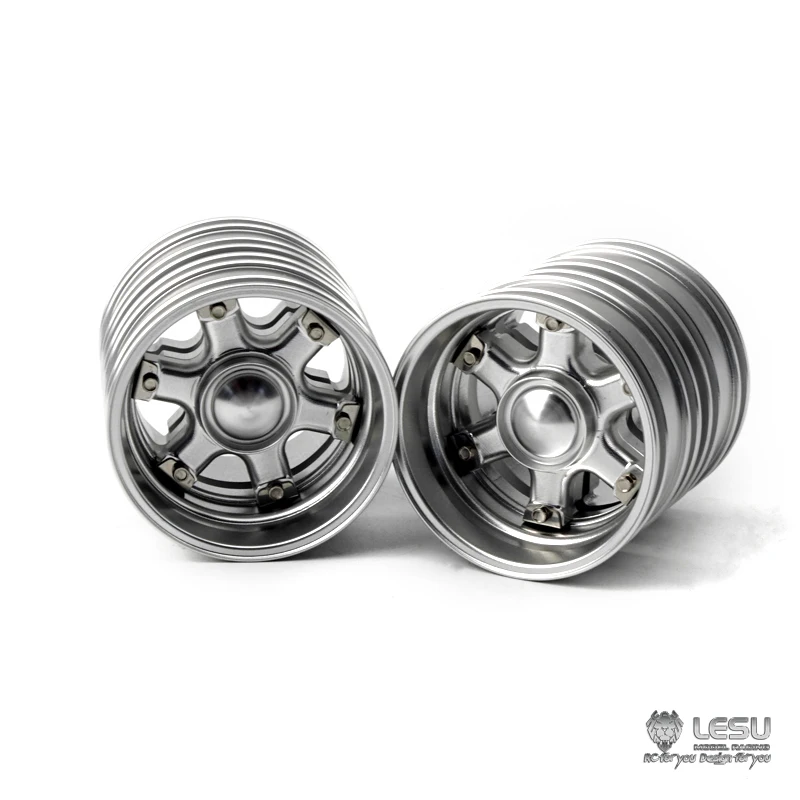 

LESU 1/14 RC Truck Metal Rear Wheel Hex Hub W-2046 for Tamiyay Remote Control Model Tractor Haulery Car Axles Th11499-Smt3