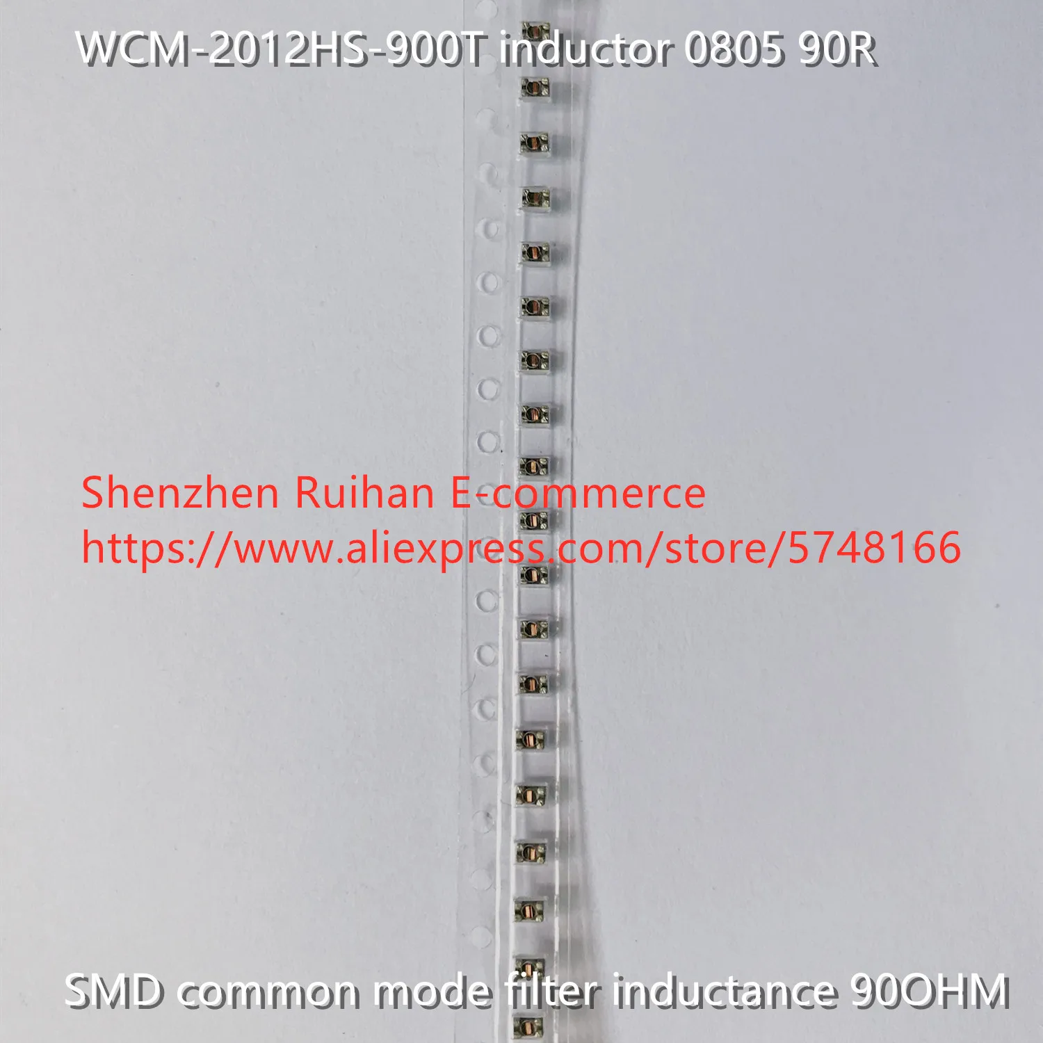 Original new 100% WCM-2012HS-900T SMD common mode filter inductance 0805 90R