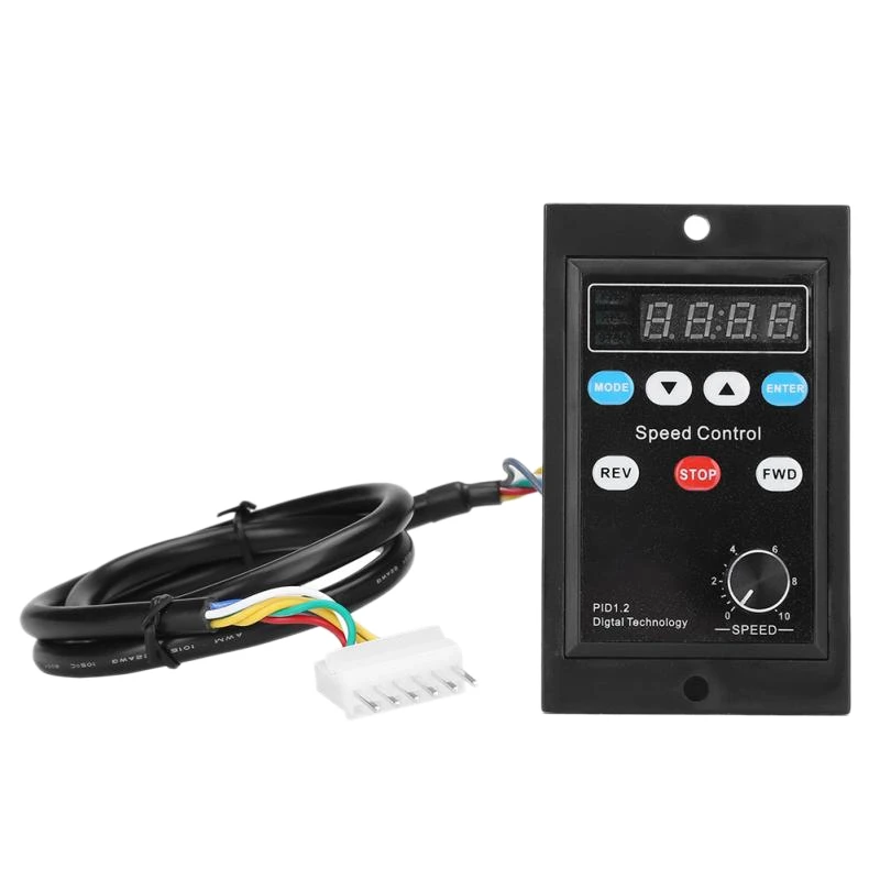 220V Ac 6W-400W Professional Digital Display Motor Speed Controller Motor High Precision Governor Soft Start Tools