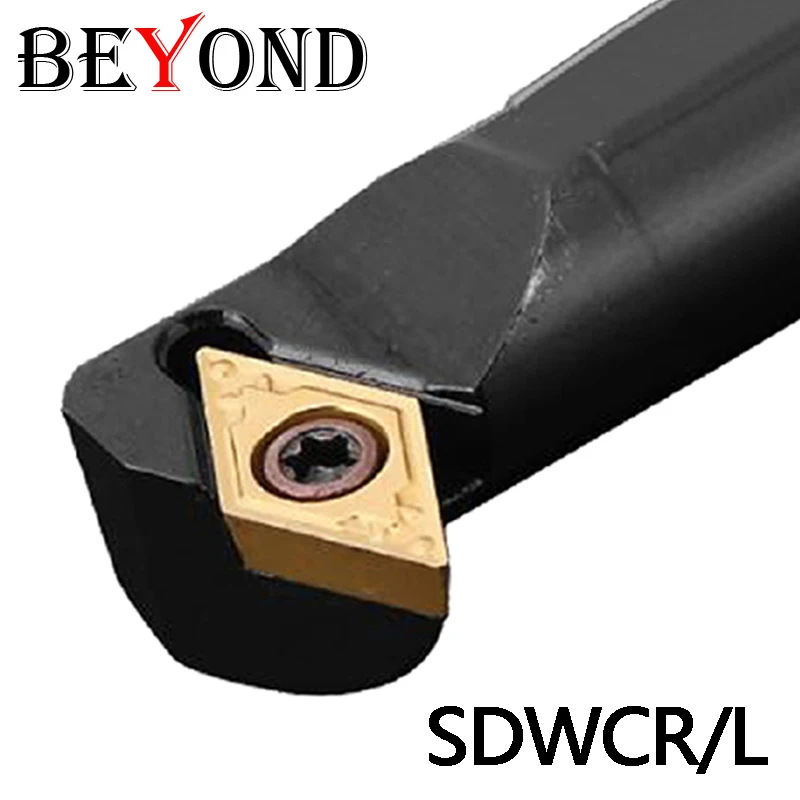 BEYOND SDWCR S10K-SDWCR07 S10K S12M S16Q S14N S20R Internal Turning Tool Holder Lathe Cutter Boring Bar Carbide 10mm 12mm