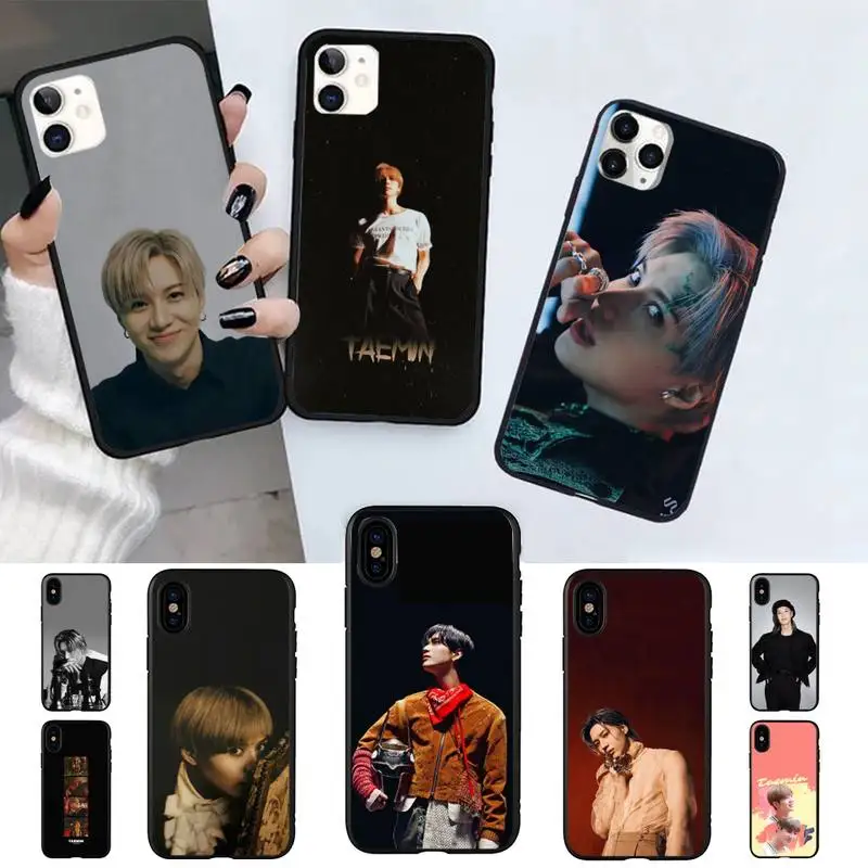 Shinee Taemin Phone Case For iPhone 8 7 6 6S Plus 5 5S SE 2020 11 11pro max XR X XS MAX DIY Custom Back Cover