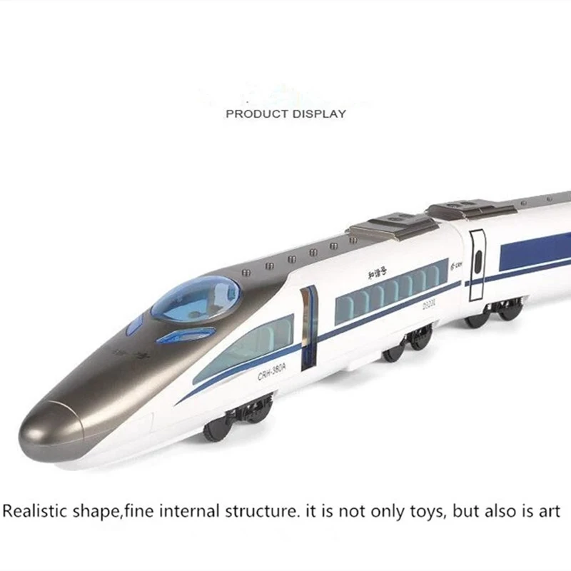 High-Speed RC Train Model 2.4G 114cm One Key To Open The Door Sound Effects Remote Control Subway High-Speed Train Boy Gift Toy