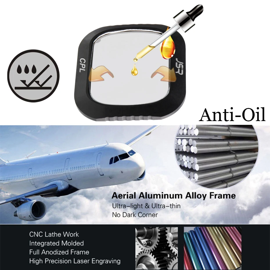 Filtro MCUV CPL para DJI Mavic 2 Pro, C-PL Polar de densidad neutra para DJI Mavic2 Pro, Protector profesional, accesorios para Drones