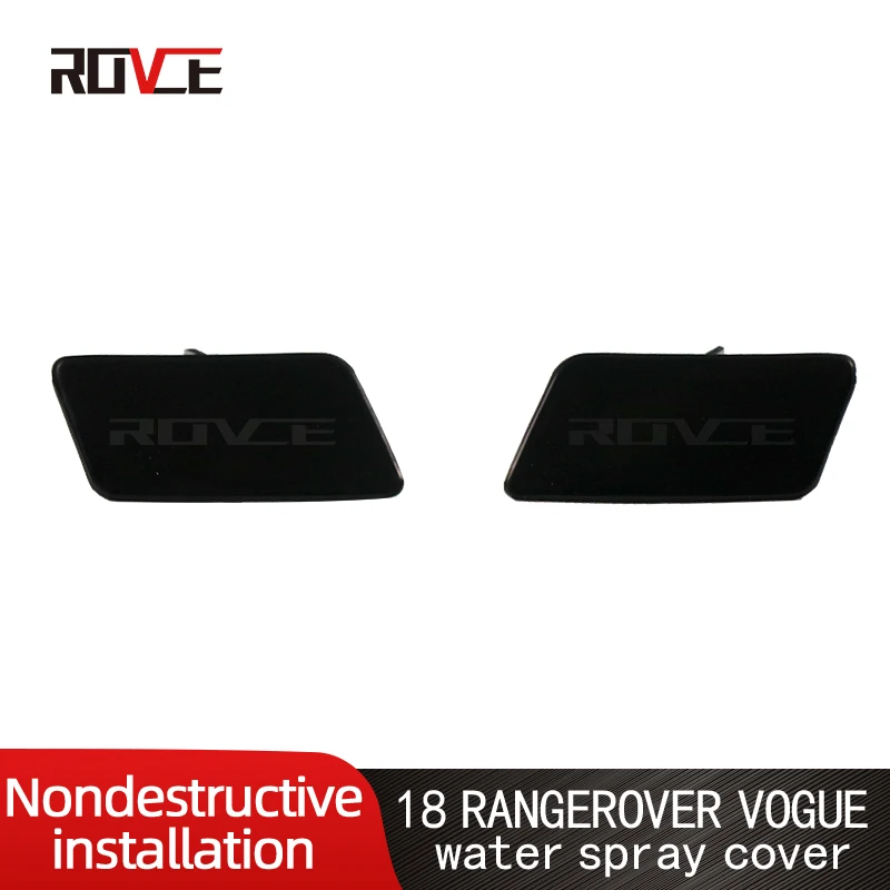 ROVCE Water Spray Cover Suitable For Land Rover Range Rover Vogue 2018-2021 L405 Car Front Bumper Headlight Water Nozzle