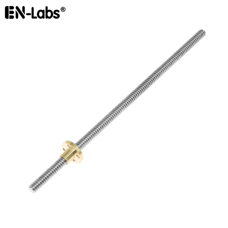 

500mm T8*8 Lead Screw w/ Nut for 3D Printer,8mm NEMA 17 Stepper Motor Trapezoidal Threaded Rod 400mm 350mm 330mm 300mm Pitch 2mm