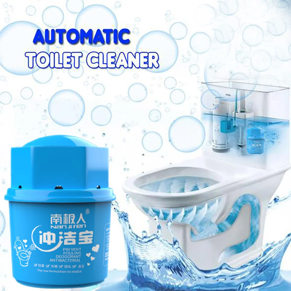 เครื่องทําความสะอาดห้องน้ําอัตโนมัติ Magic Flush Bottled Helper Blue Bubble Amazing ห้องน้ําห้องน้ํา Cleaner Helper การจัดส่งแบบสุ่ม