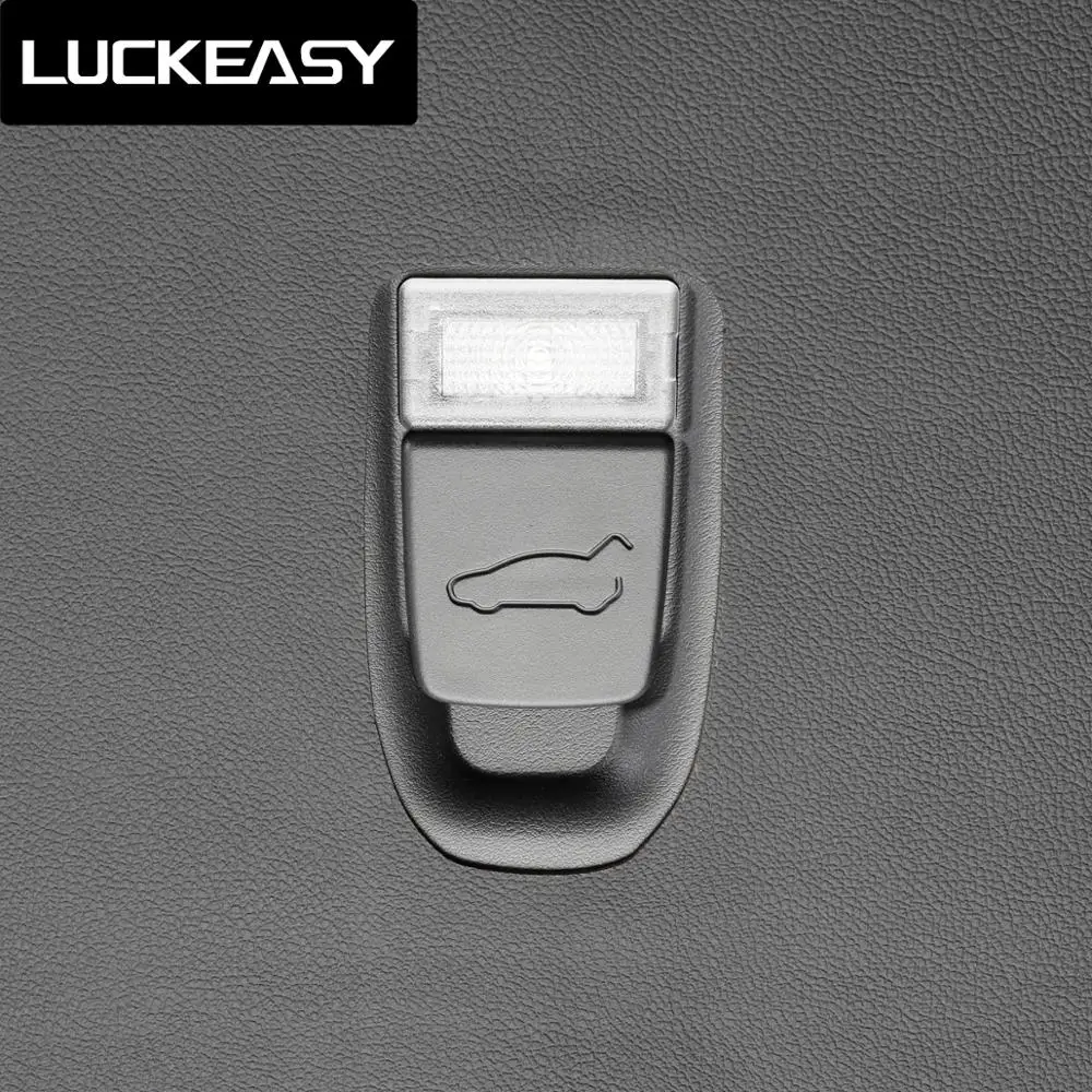 LUCKEASY For Tesla Model X 2017-2021 Rear Trunk Door Anti Kick Pad Auto Accessories Protection Side Edge Film Protector Stickers