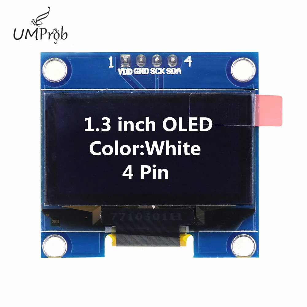 0.91 بوصة 128x32 IIC I2C أبيض/أزرق OLED شاشة الكريستال السائل لتقوم بها بنفسك وحدة SSD1306 سائق IC تيار مستمر 3.3 فولت 5 فولت لاردوينو