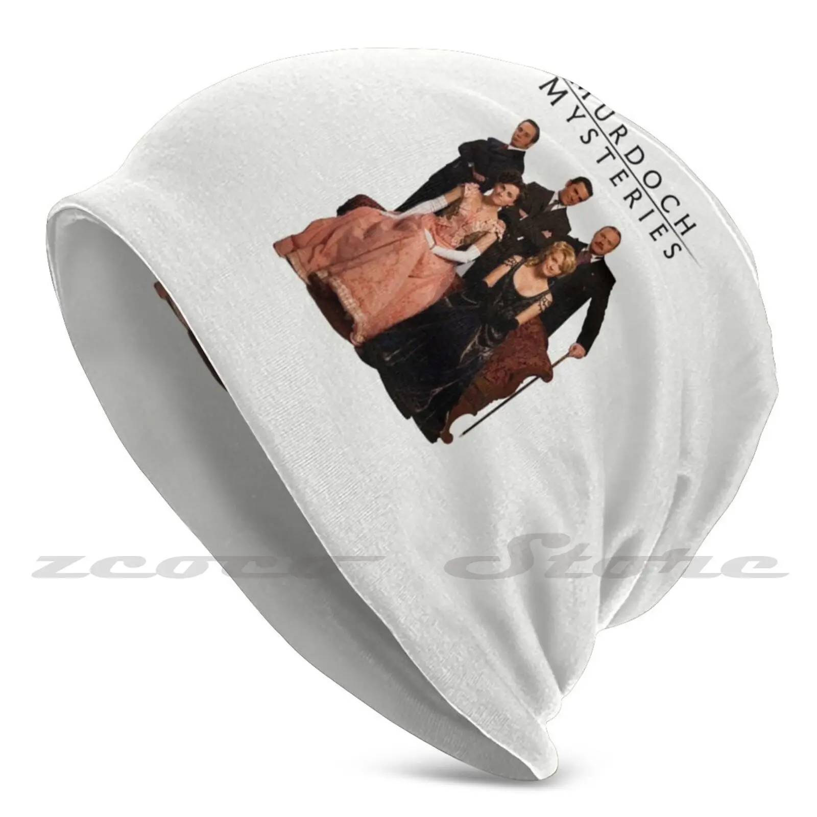 Murdoch Mysteries Design Personalized Pattern Knit Hats Plus Size Elastic Soft Cap Murdoch Mysteries Murdoch George Crabtree