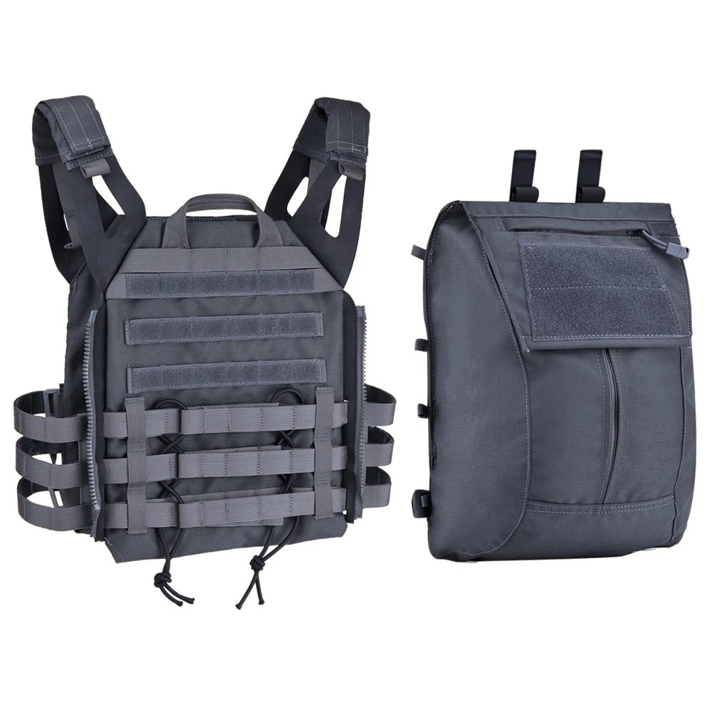 

Tactical Zip-on Panel Pouch And Vest JPC 2.0 Lightweight Body Armor Combat Hunting Molle Accessories Nylon Airsoft