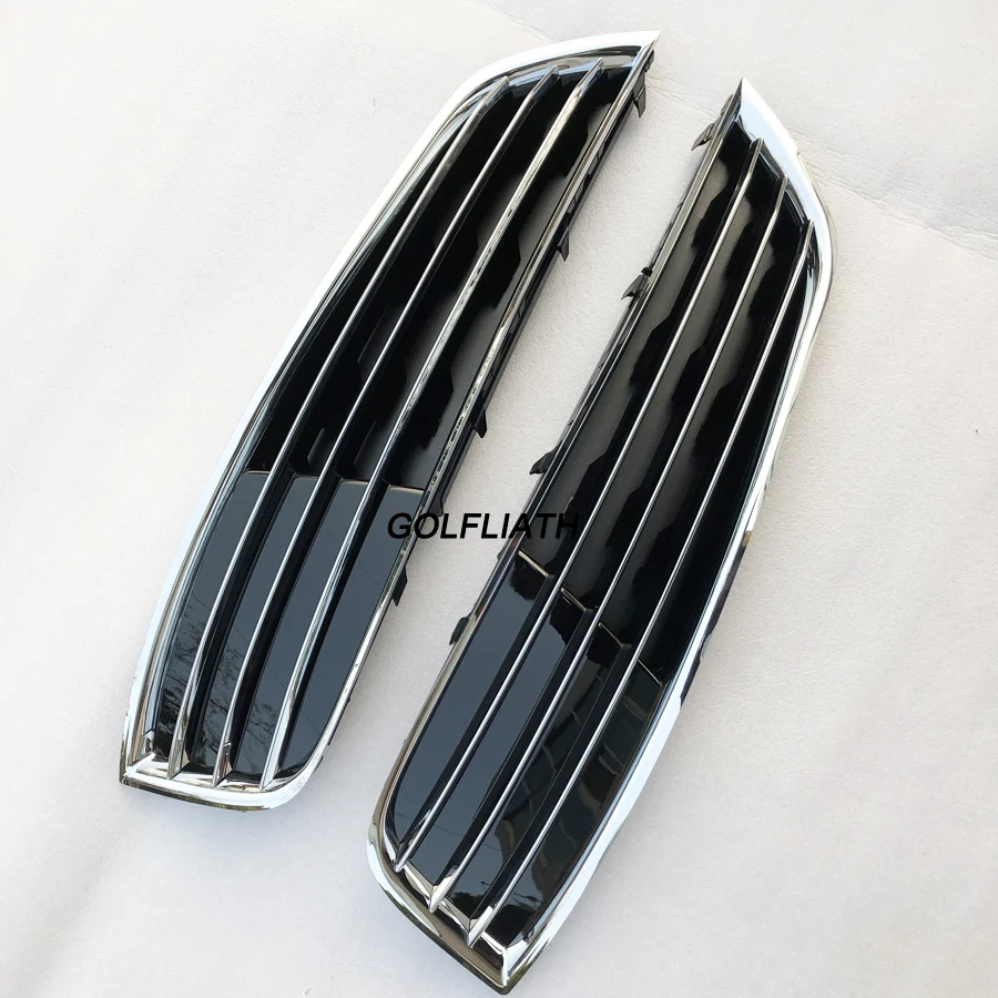 GOLFLIATH For Audi 2013 Car Fog lamp grille ABS Auto Grill Lamp Covers With ACC A8 D4 W12 (Fits 2013 A8 S8 W12 )