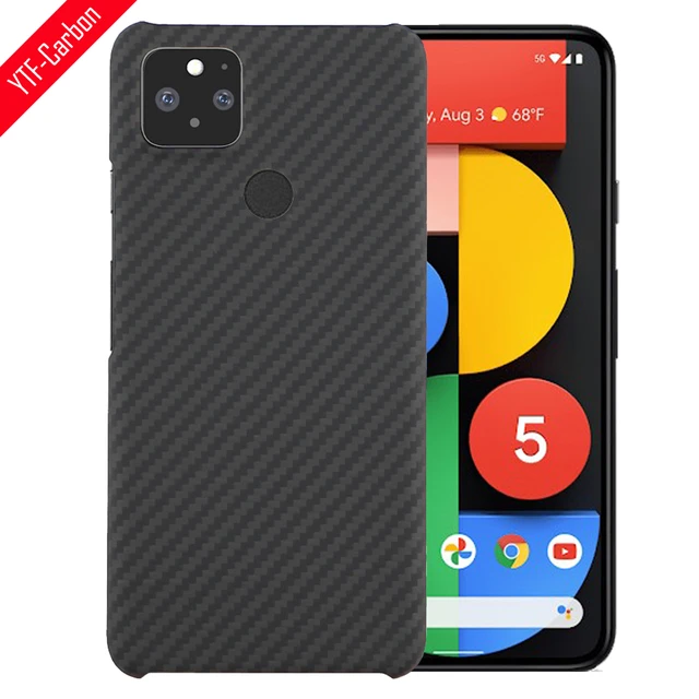 YTF-carbon Real pure Carbon Fiber Case For Google Pixel5 pixel 4a 5G Case  Aramid Fiber Ultra Thin Anti-fall Business Phone Cover - AliExpress