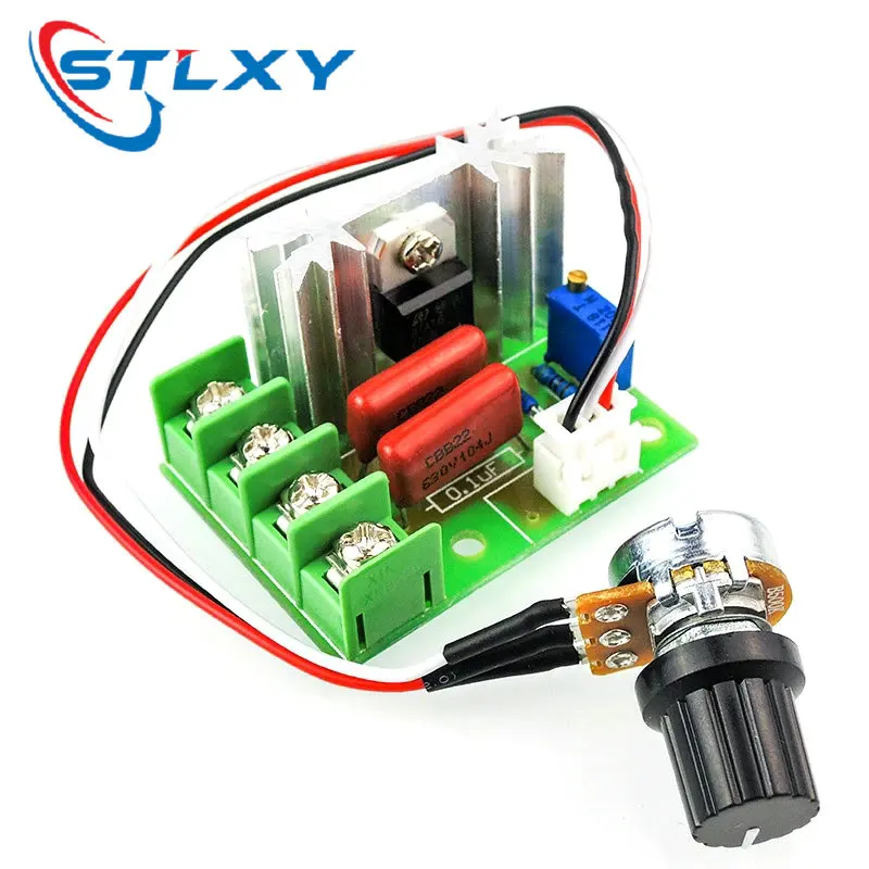 AC 220V 2000W SCR Voltage Regulator Dimming Dimmers Motor Speed Controller Thermostat Electronic Voltage Regulator Module