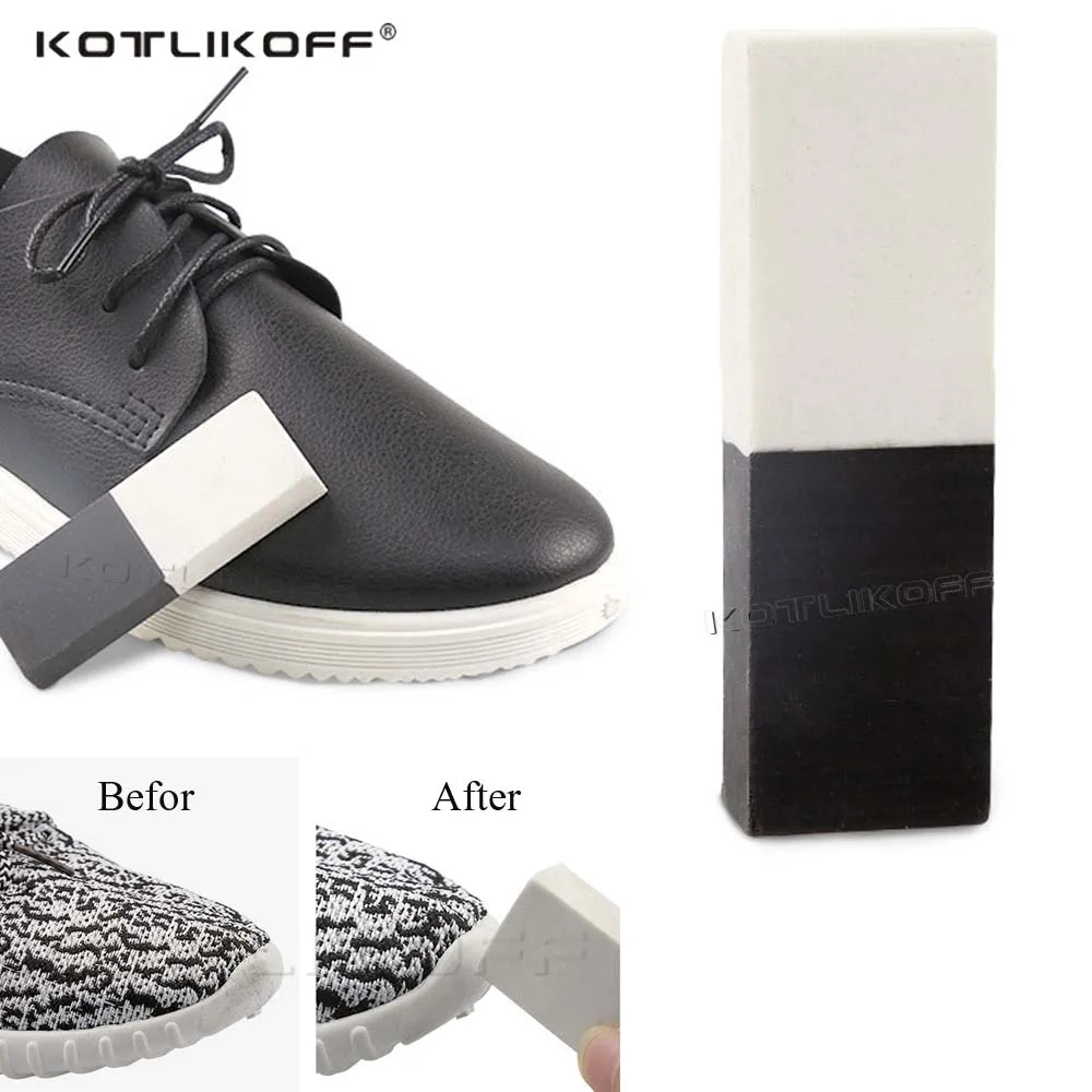 KOTLIKOFF Rubber Eraser for Suede Nubuck Clean Leather Shoes Boot Cleaning Brush Stain Cleaner Wipe Shoe Care Accessories