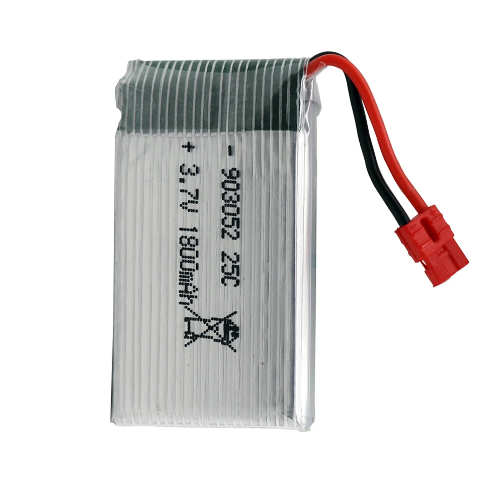 Batterie lipo 3.7V 1800mAh avec chargeur 5 en 1, pour SYMA X5 X5S X5C X5SC X5SH X5SW X5UW X5HW RC Drone, pièces de rechange 3.7v XH4.0