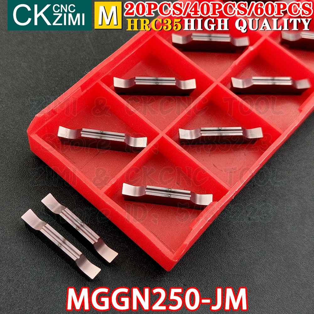 MGGN250-JM lf6018 mggn 250 jm lf6018 2.5mm carboneto inserção de corte sulco inserções ferramenta cnc torno de metal para aço inoxidável