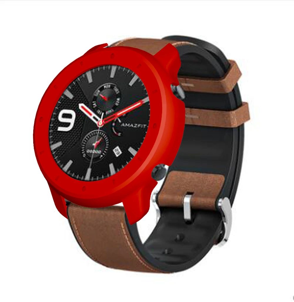 For Amazfit GTR 47mm 42mm Case Protective Cover Edge Frame Shell For Huami Amazfit GTR Smart Watch Protector Sleeve PC Bumper