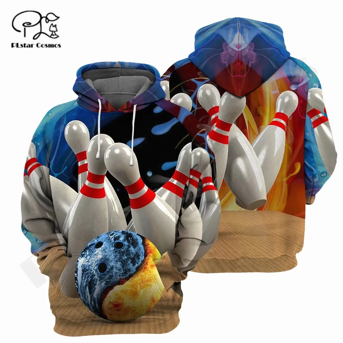 PLstarCosmos 3DPrint Newest Bowling Sport Unique Aswome Men/Women Cozy Hrajuku Casual Streetwear Hoodies/Zip/Sweatshirt Style-1