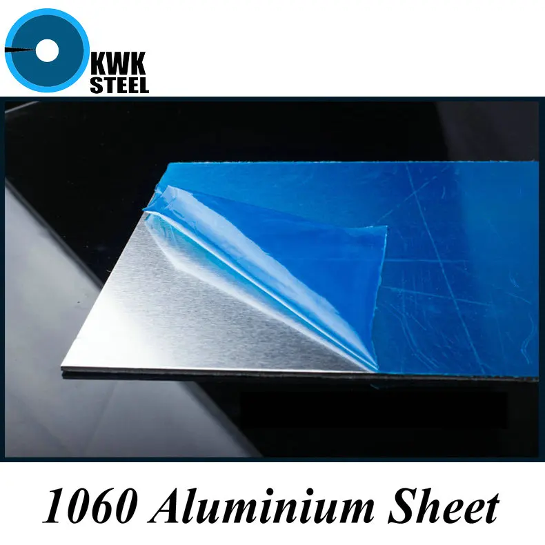 Aluminum Sheet AL 1060 Pure Aluminium Plate DIY Material Model Parts Car Frame Metal for Vehicles Boat Construction Soft Easy