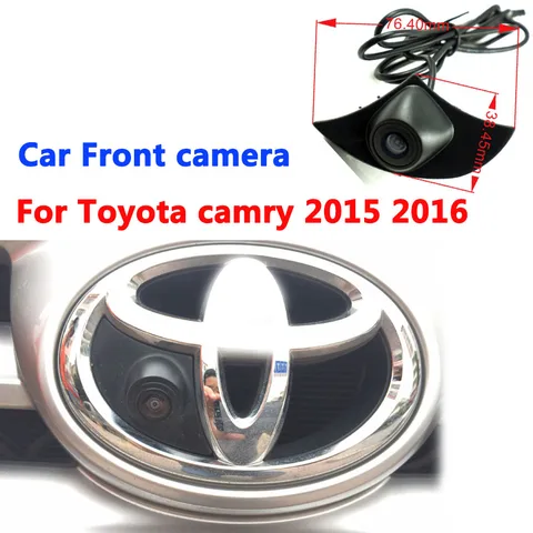 Toyota Camry 2012-2020 фронтальная камера Toyota фронтальная HD CCD ночного видения широкоугольная Водонепроницаемая фронтальная камера