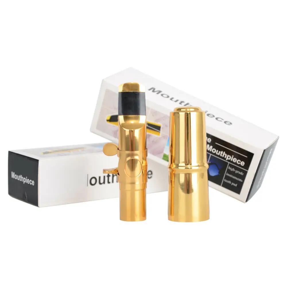 Il belin Tenor Soprano Alto Saxophone Metal Mouthpiece Gold Lacquer Mouthpiece Sax Mouth Pieces