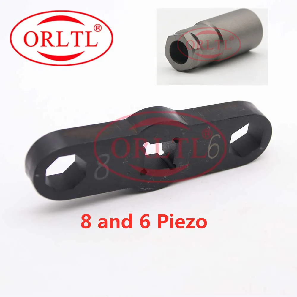 8 and 6 Piezo Injector Nozzle Nut Key Disassembly Assembly Removel Tool for B0sch Pizeo injector  OR6006