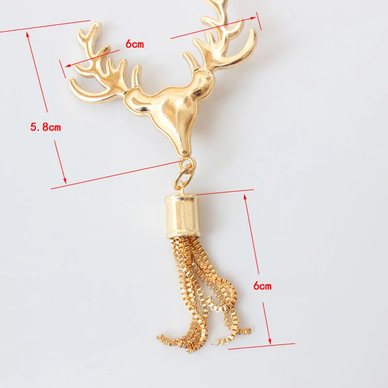 2020 New Metal Clasp Deer Head Shape Turn Lock Twist Locks For DIY Handbag Craft Bag Purse Hardware PartsTassel Bag Hardware Hot