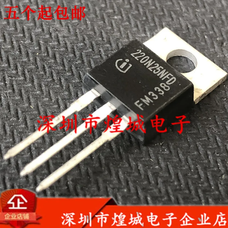 

5PCS/Lot 220N25NF IPP220N25NFD TO-220 250V 61A 5