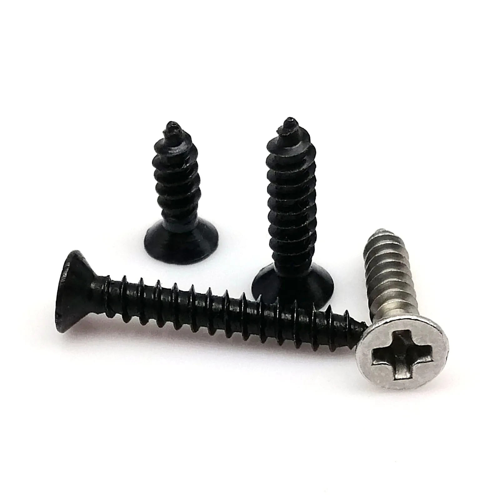 100X M1 M1.2 M1.4 M2 M2.6 M3 M4 Small Micro Stainless Steel Carbon Steel Cross Phillips Flat Countersunk Head Self Tapping Screw