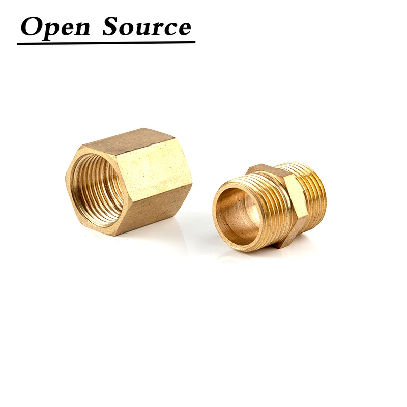 Brass Copper Hose Pipe Fitting Hex Coupling Coupler Fast Connetor Male Thread/Female Thread 1/8\