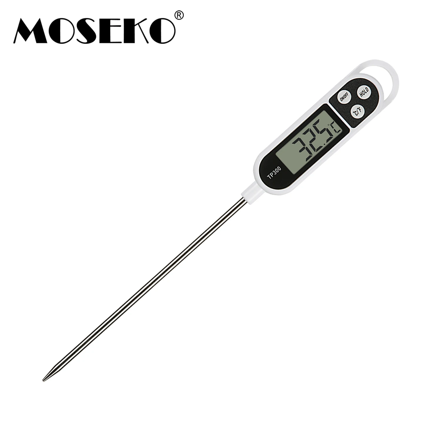 

Цифровой термометр MOSEKO для мяса, кухонный прибор для измерения температуры, для барбекю, воды, молока, гриля, духовки, барбекю, продуктов