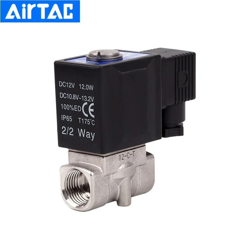 AirTac 2L Series Normally Closed Fluid Control Valve 2L250-25 Solenoid Valve