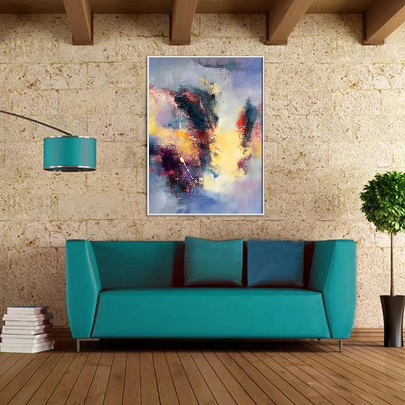 

Large Abstract Painting Wall Art Landscape Painting Large Canvas Art Painting Dining Room Art Painting House Decoration