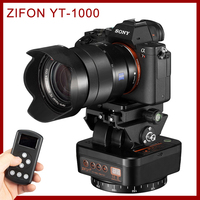 ZIFON YT-1000 Panoramic head Automatic Tripod Head Stabilizer Motorized Rotating remote control for Phones Cameras DSLR