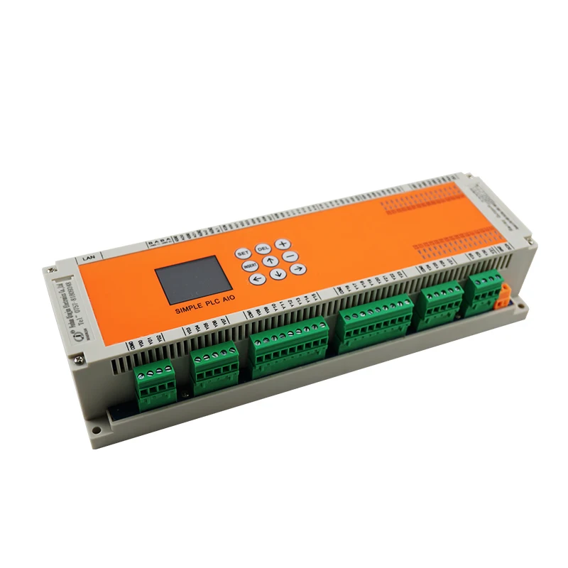 

Huaqingjun 32DI 32DO Transistor Output PLC RS485 Programmable Controller for Packaging Machine