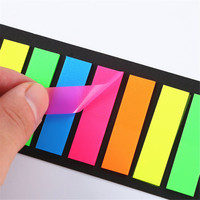 200 sheets Fluorescence colour paper Memo Pad Sticky Notes Bookmark  Marker Sticker Office School stationery Supplies Notebooks