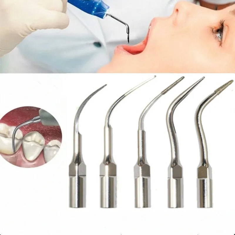 

5pcs/lot Dental Diamond Dental Endo Perio Tip Insert Instrument P3D P4D E3D fit EMS WOODPECKER Ultrasonic Scaler