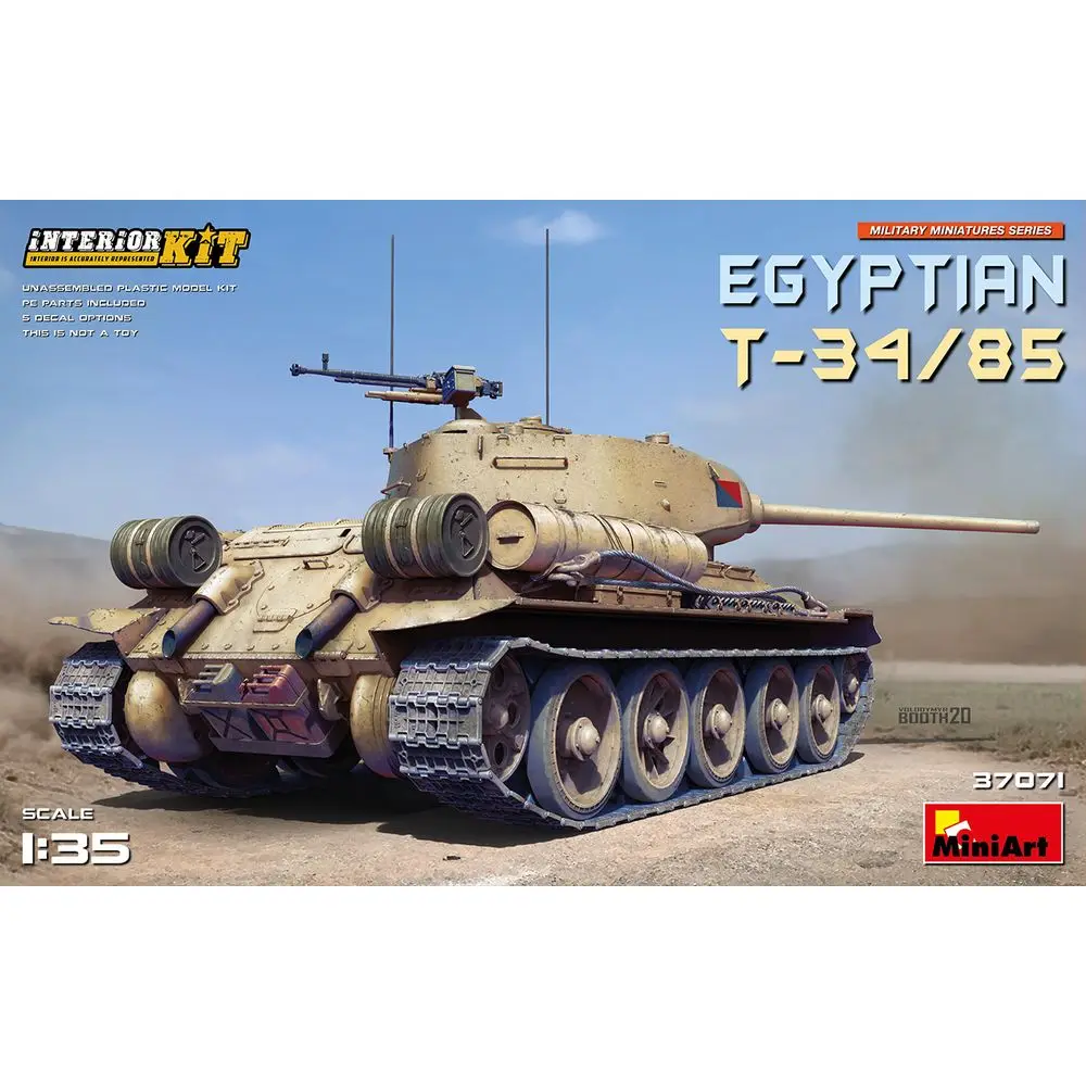 

MiniArt 37071 1/35 Egyptian T-34-85. Interior Kit - Scale Model Kit