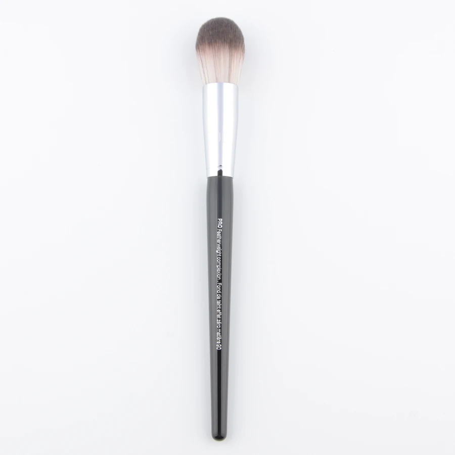 1 piece Pro featherweight complexion #90 highlight Makeup brushes Powder Blusher Make up brush synthetic Hair wood handle