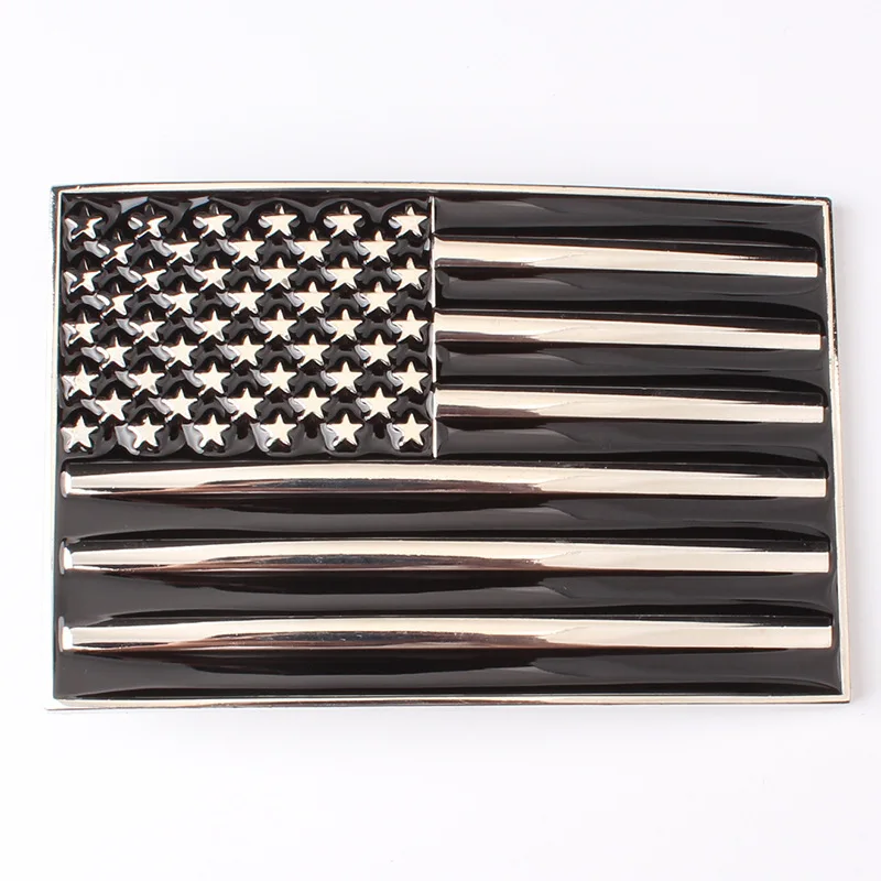 Hitam Bendera Amerika Sabuk Gesper Diam untuk Black Friday Dark End