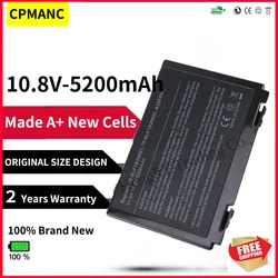 4400mAh laptop Battery For Asus A32-F52 A32-F82 A32 F82 K40 K40in K50 K50in k50ij K50ab K51 K60 K61 K70 P81 X5A X5E X70 X8A