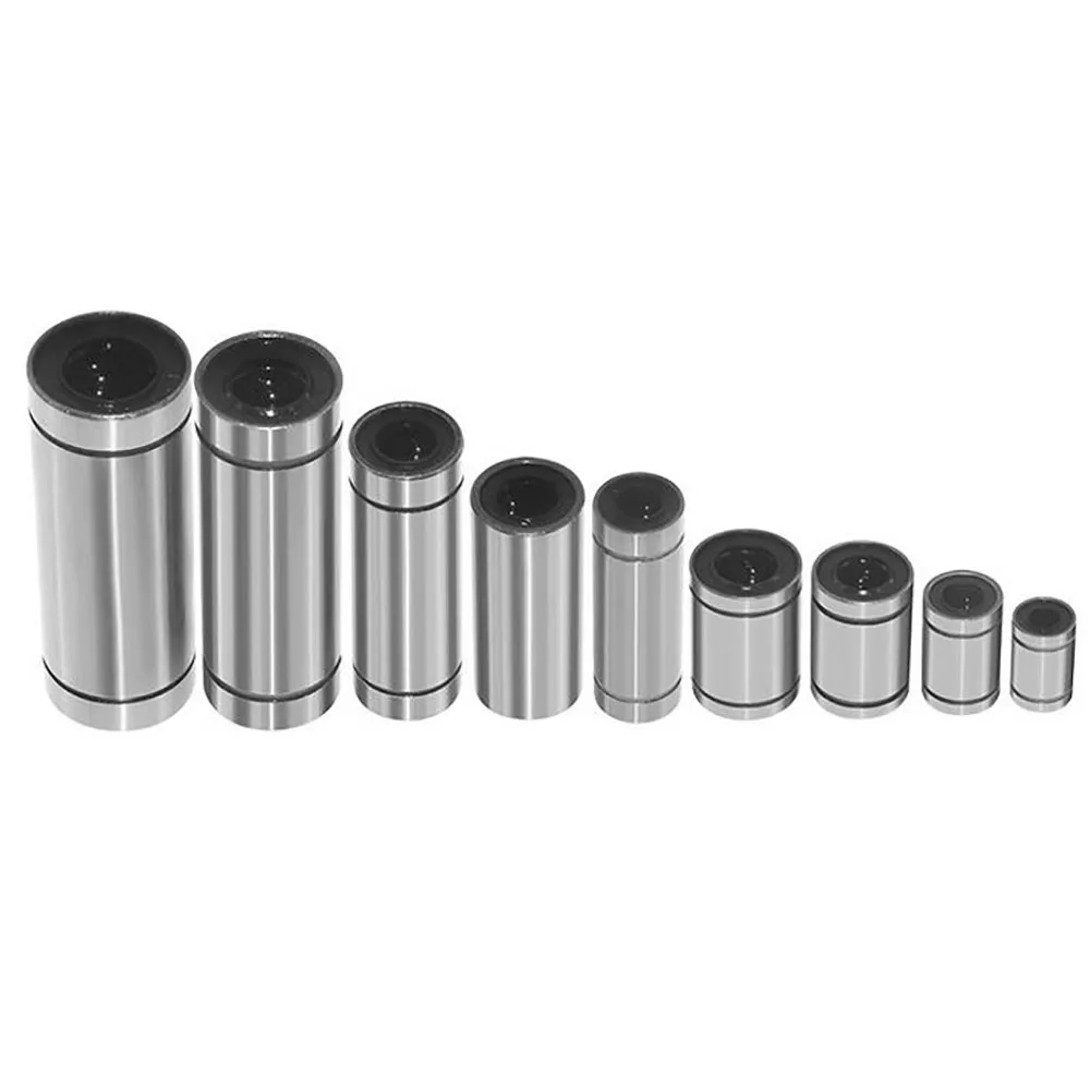 LM8UU LM10UU LM16UU LM6UU LM12UU LM3UU Boccola Lineare 8 millimetri CNC Cuscinetti Lineari Per Aste Liner Ferroviarie Albero Linear 3D stampanti Parti