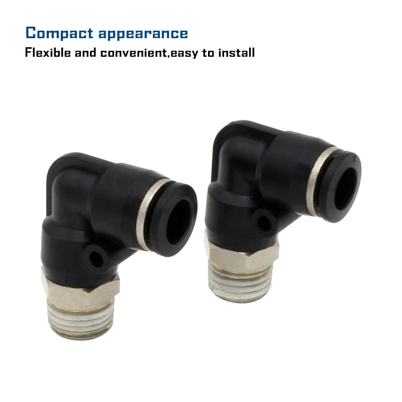 PL Series Male Elbow PL4-01 PL6-M5 PL6-01 PL8-02 10-02 Air Hose Connector Air Fittings pneumatic