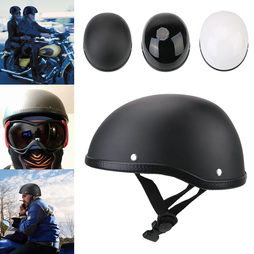 Unisex Retro Motorcycle Helmet Vintage MTB Bike Helmet Ultralight Cycling Half Face Safety Helmet